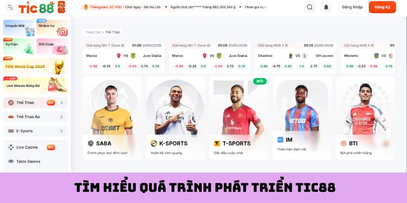 Tìm hiểu quá trình phát triển Tic88